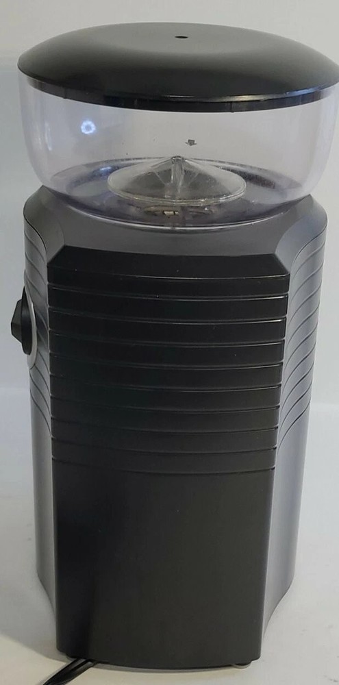ESPRESSIONE PROFESSIONE CONICAL BURR COFFEE GRINDER, BLACK/SiILVER - MEC-5198