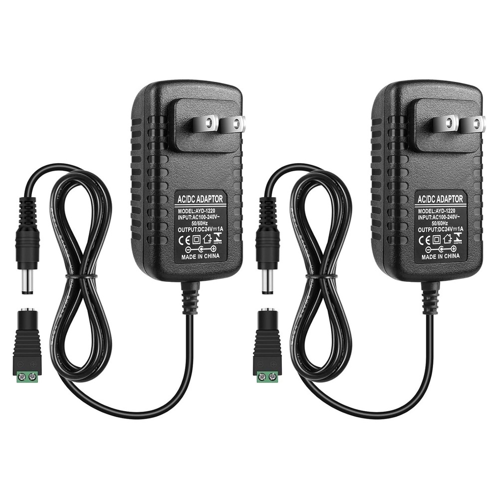 inShareplus 2 Pack DC 24V Power Supply (New)