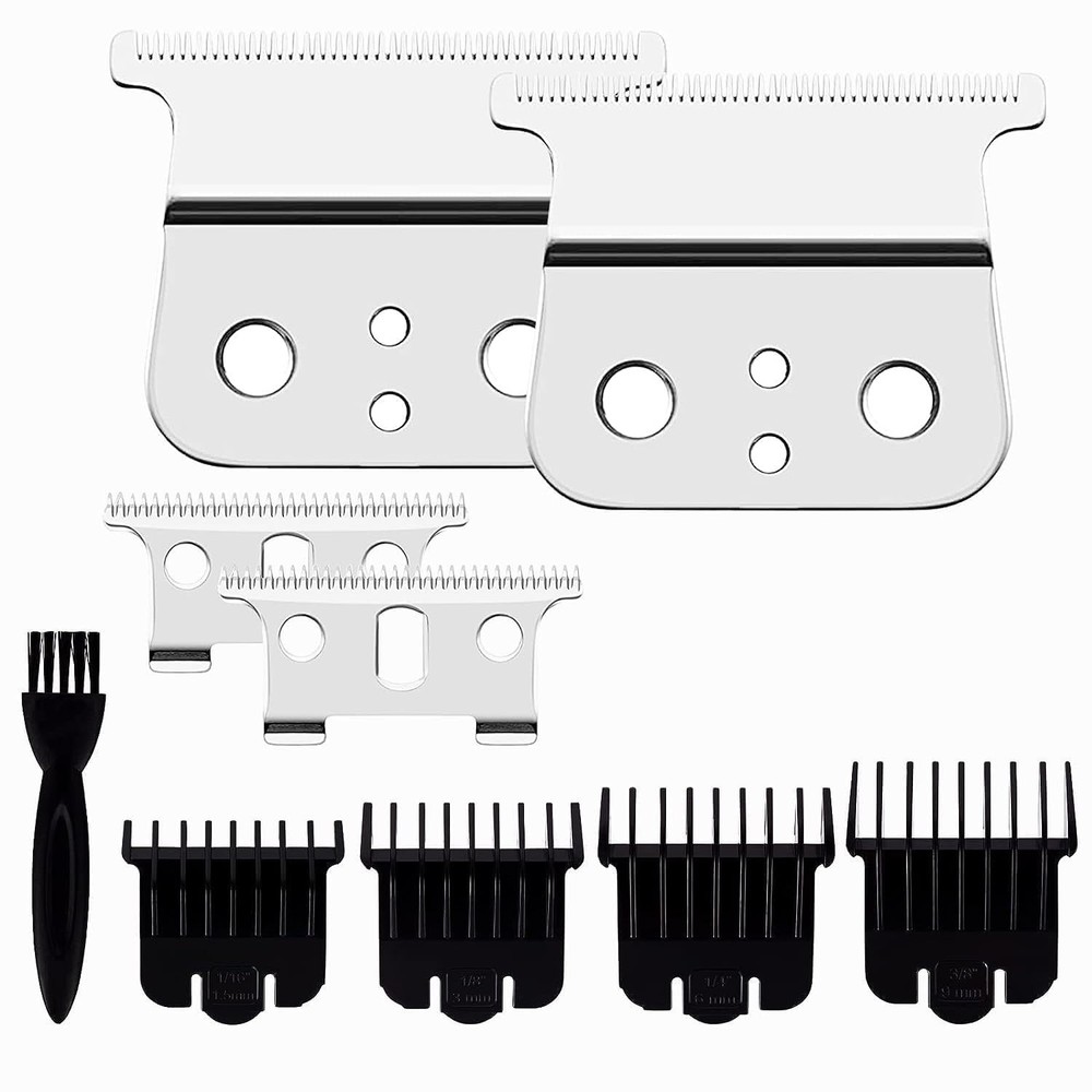 2 Pack Professional Barber-Grade T-Blade Replacement Compatible with Andis T-...