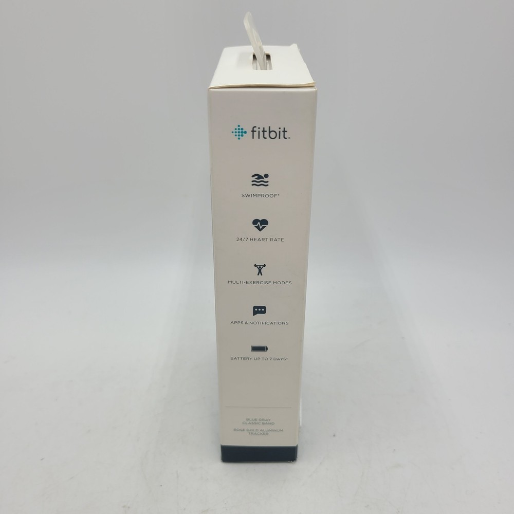 Fitbit Charge 3 Activity Tracker Blue/Gray and white bands