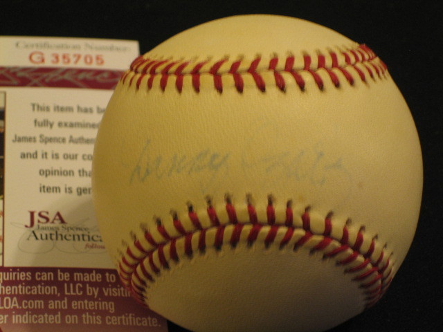 DANNY OZARK PHILLIES SIGNED AUTOGRAPHED AUTHENTIC RAWLINGS ONL BASEBALL JSA