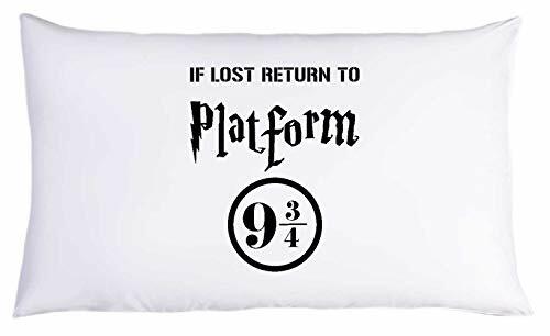 If Lost Return To Platform Funny Wizard Magical Pillowcase (1 Queen Pillowcase)