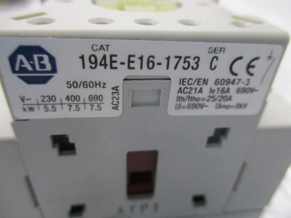ALLEN BRADLEY 194E-E16-1753 SER.C LOAD SWITCH NSNP