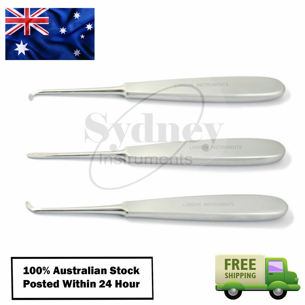 Root Luxating Elevators Tooth Loosening Root Extraction Elevator Kit Set NEW