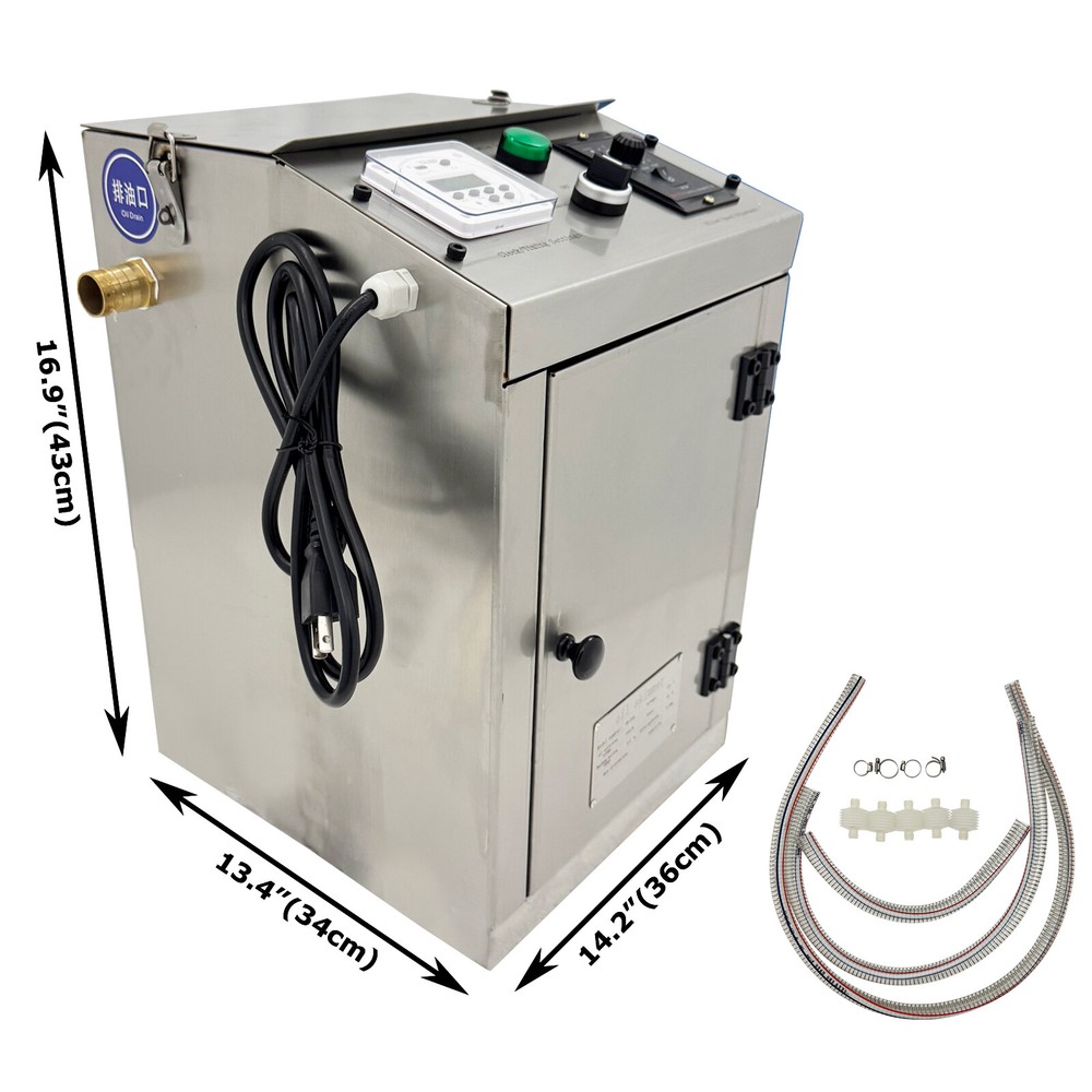 Oil Water Separator Industrial Machine Tool Coolant Purification System 110V