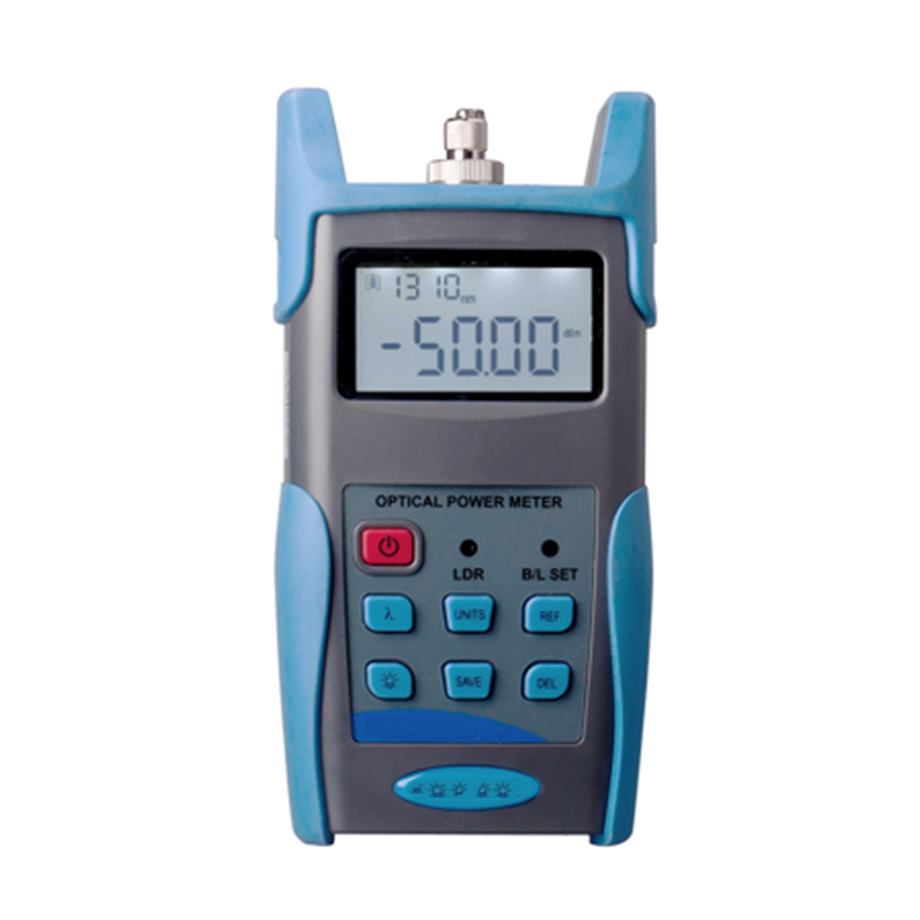 Optical Power Meter Fiber Optic Power Analyzer Tester with Resolution 0.01 dB