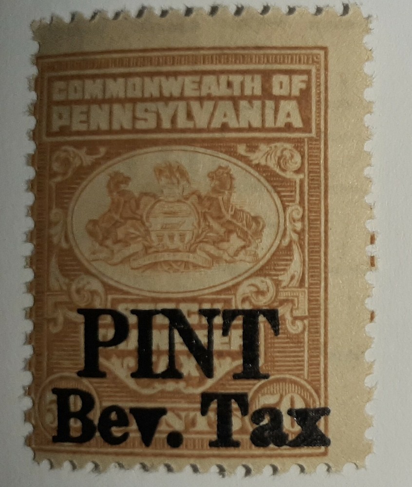 Pennsylvania Pint Beverage Tax.        MNH                   s80