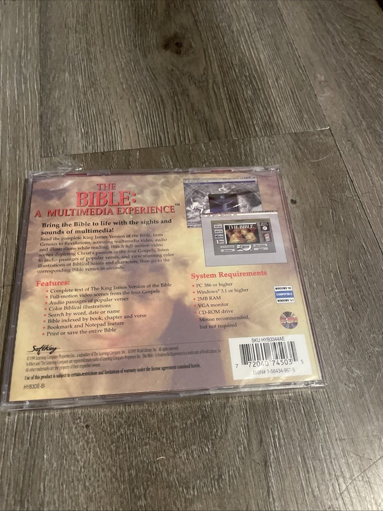 The Learning Company The Multimedia Bible