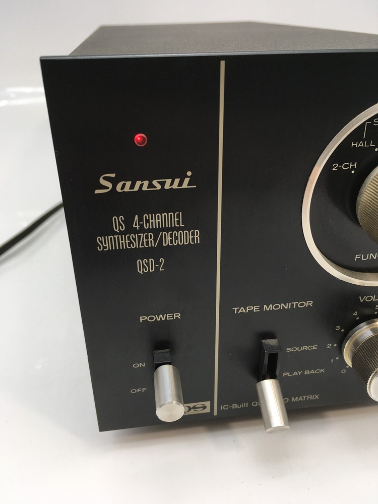 【Tested】 Sansui QSD-2 QS4 Channel Synthesizer Decoder Vintage Quadraphonic Japan