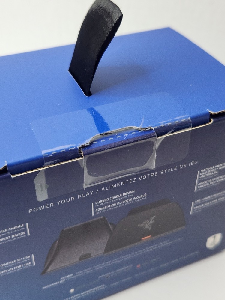 Razer ~ Quick Charging Stand for PS5 DualSense Wireless Controller (BLACK) ~ New