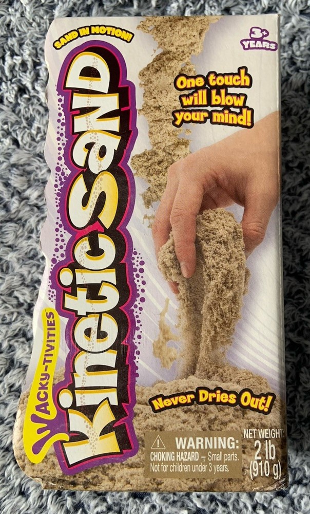 Spin Master Kinetic Sand Squeezable Play - 2 Pounds (Sand Brown) Open/Never Used