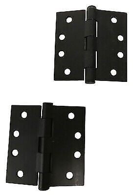 Emtek 9201419 Plain Bearing Steel Hinges - Flat Black