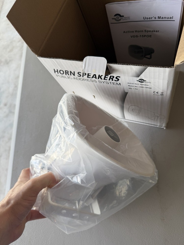 POE Active Horn Speaker Public Address System