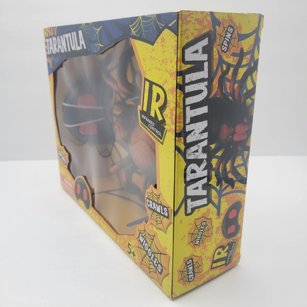 Radio Remote Control Tarantula Spider Scary Prank, Spins, Crawls & Wiggles
