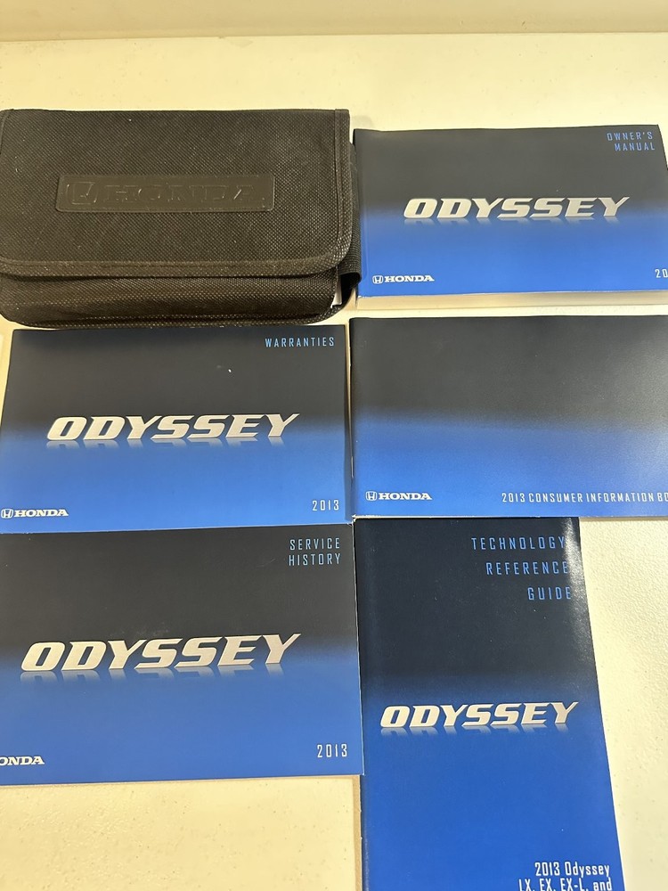 2013 Honda Odyssey Owners Manual Set OEM