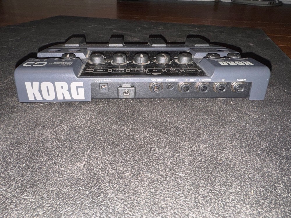 Korg G3 Guitar Performance Processor Multi Effect Pedal in original box