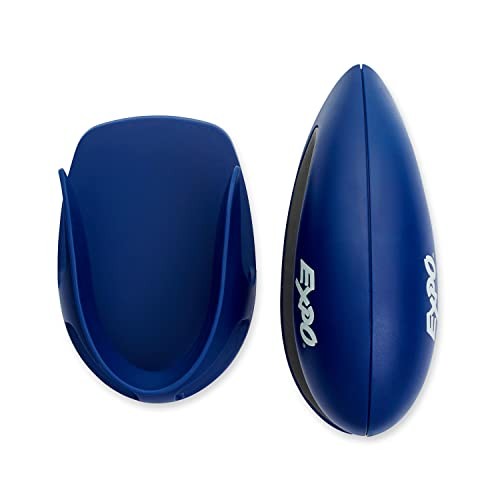 Precision-Point Whiteboard Eraser, 8 Peel-Off Layers, Docking Station