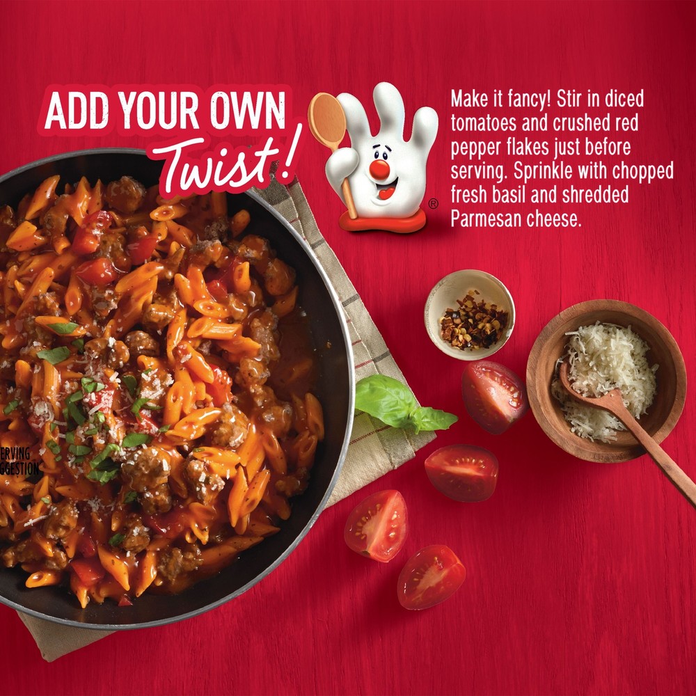 (8 pack) Hamburger Helper Tomato Basil Penne, 7.4 oz Box