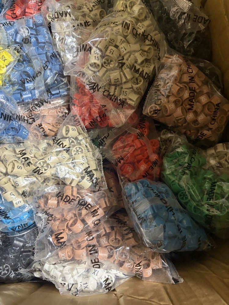 500 pcs TROUSER SIZE CUBE MARKERS COAT HANGER CUBES CLOTHES