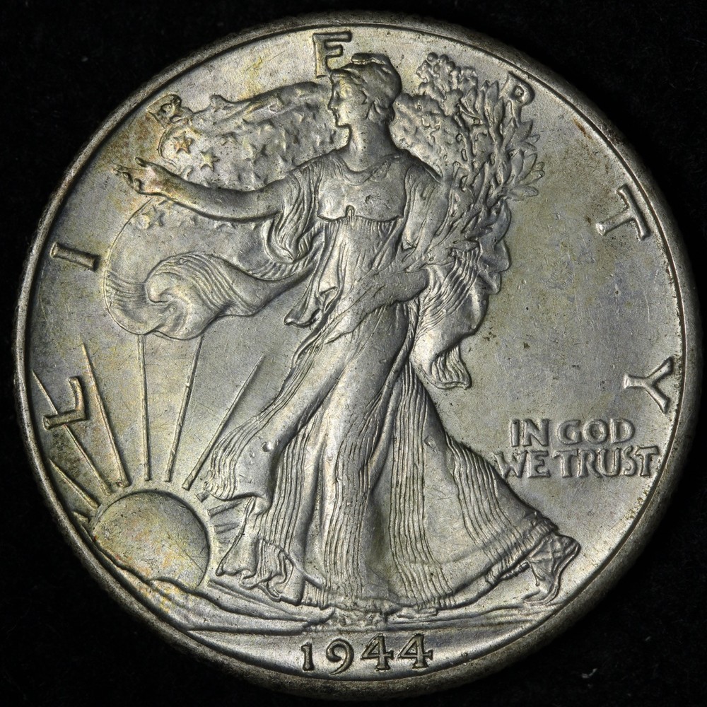1944-D Walking Liberty Silver Half Dollar UNC *UNCIRCULATED* MS E344 TRNS