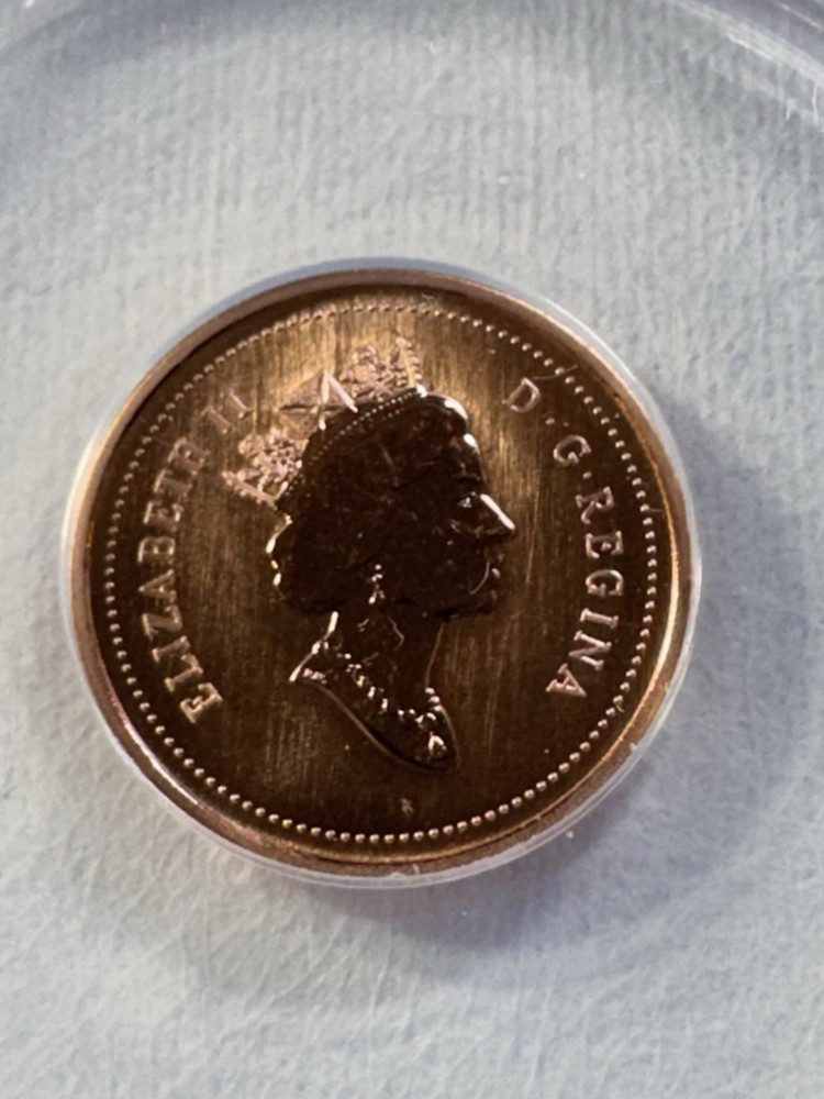 2000 Canada 1 Cent Graded SP 68 Cameo by ANACS Specimen