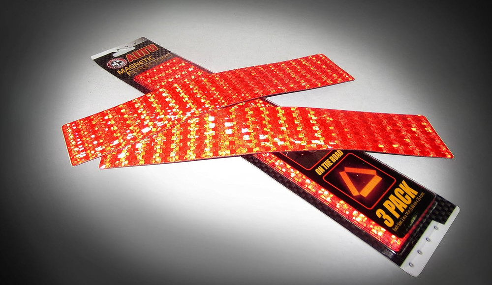Magnetic Reflector Set (3-Pack) - Easy Install on Any Metal Surface