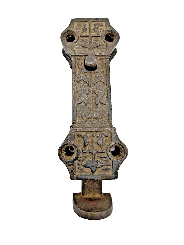 Victorian Working Cast Iron Dead Bolt Spring Loaded