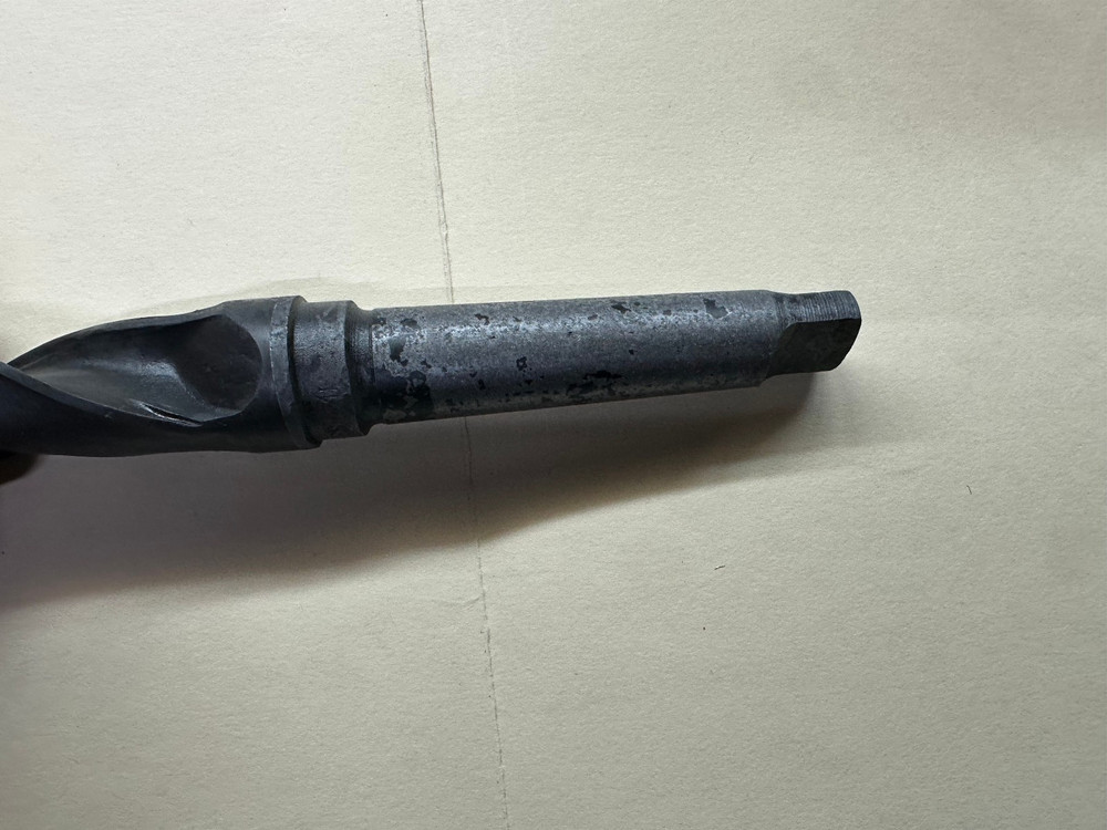 TAPER SHANK DRILL BIT 13" OAL X 1-1/4" OAD, HSS