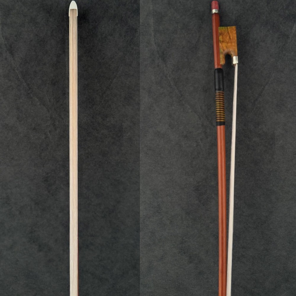 E.SARTORY Copy Pro Master Pernambuco Violin Bow 4/4 Maple Frog Nickle Light 58g