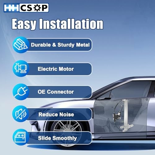 Front Left Driver Side Power Window Regulator with Motor Front Driver Side