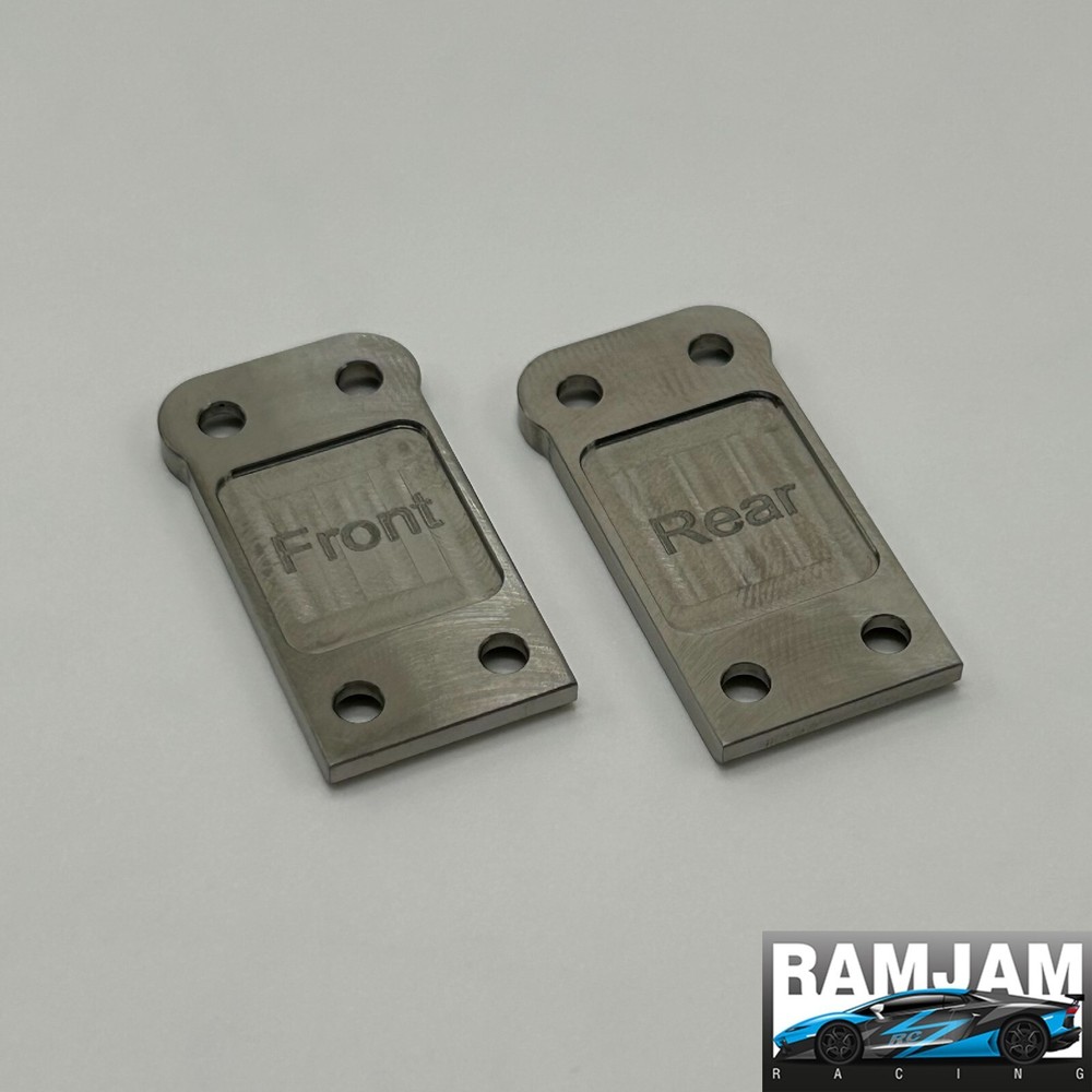 Arrma Typhon Grom Titanium Skid Plate Set