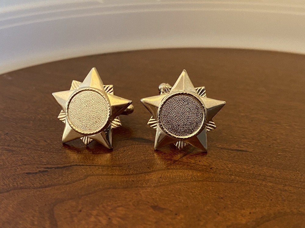 Officer Rank Pip Look Cufflinks