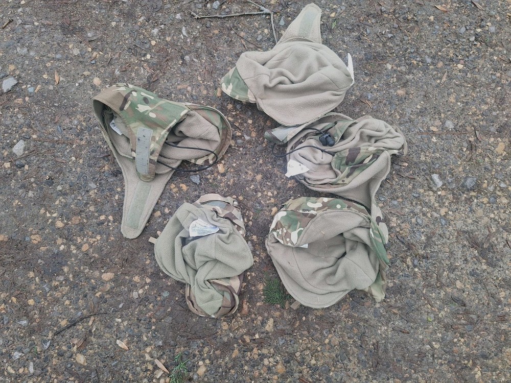 X 5 British MTP Pattern Cold Weather Caps