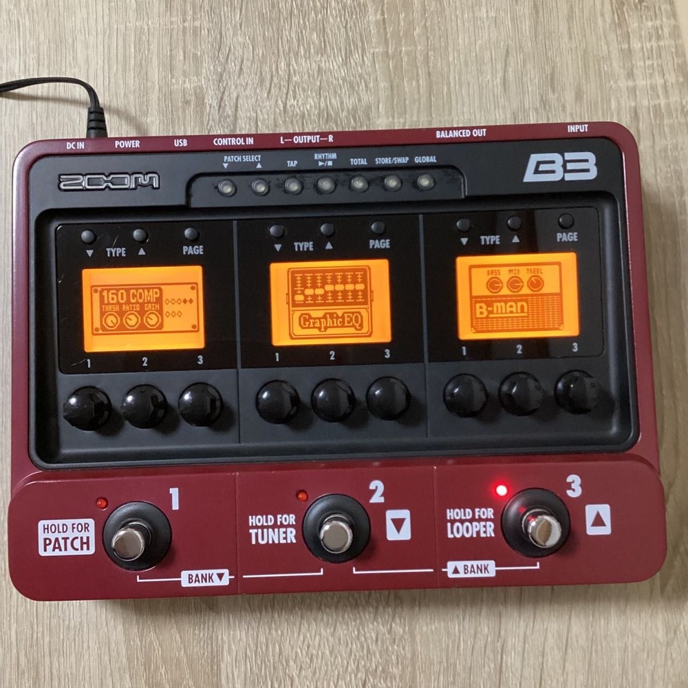 ZOOM B3 bass multi-effector