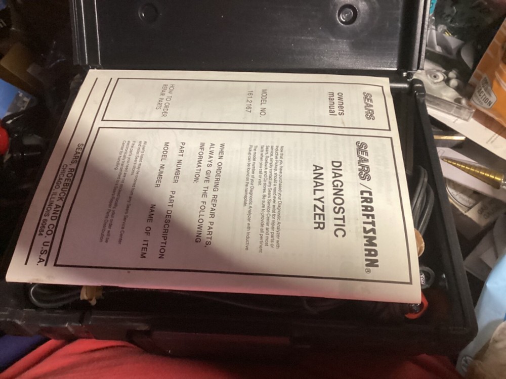 Sear/Craftsman Diagnostic Analyzer model 161.2167
