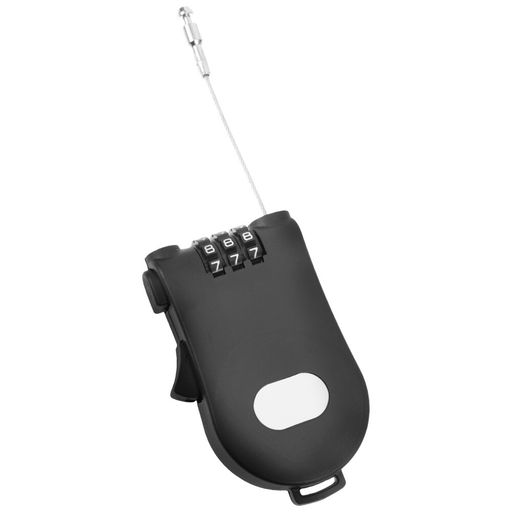 Compact Snowboard Cable Lock with Anti-Lock Feature for Ski Board Safety
