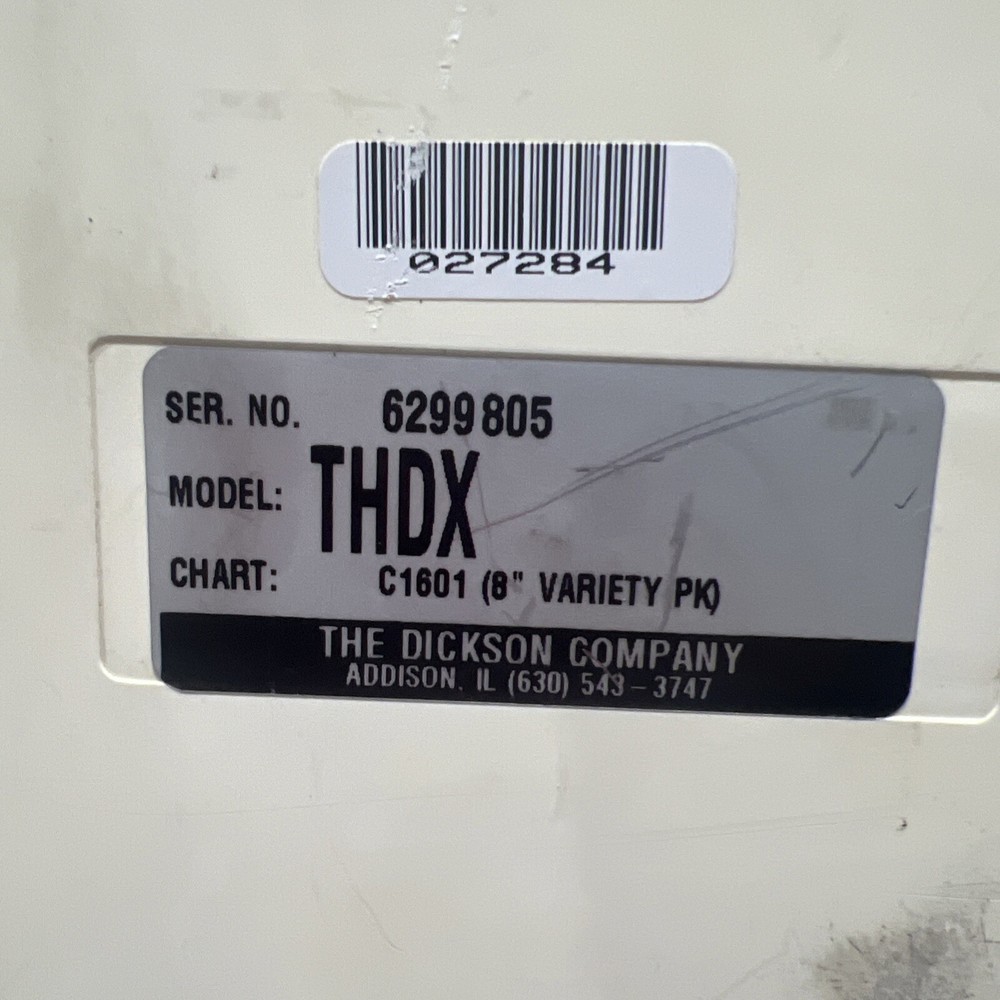 Dickson THDX Data Control System and Chart Recorder Used Surplus