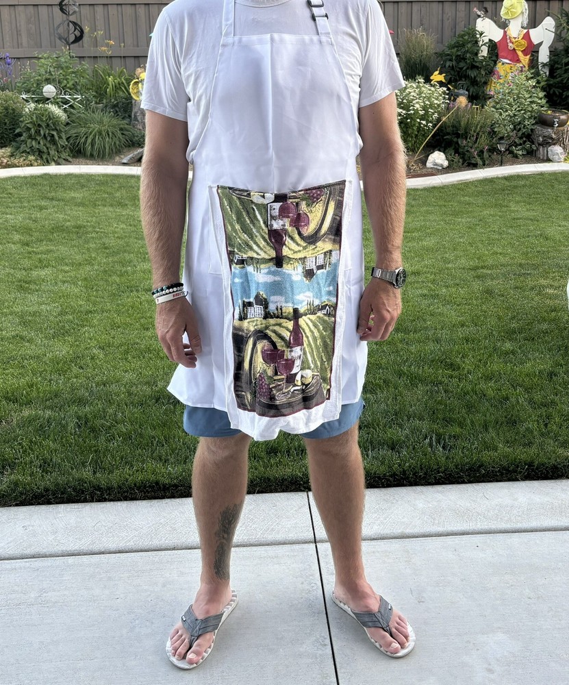 Impractical Gag Gift Ding Dong Aprons. LIGHT COLOR