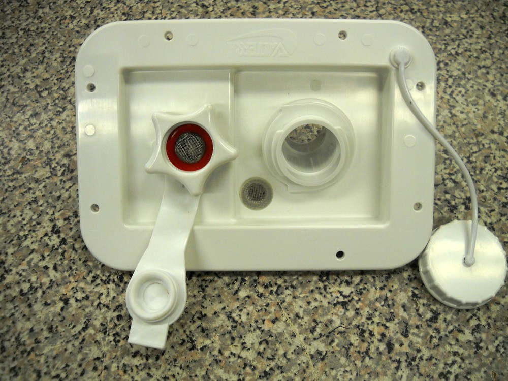 Valterra White Gravity City Water Inlet Hatch Camper Rv Trailer