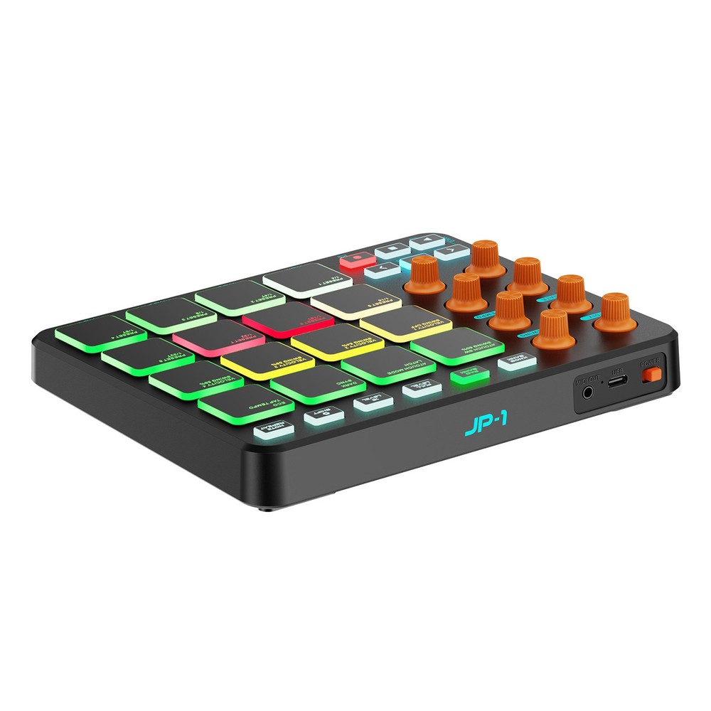 16 RGB Pads Wireless MIDI Controller For Beginners
