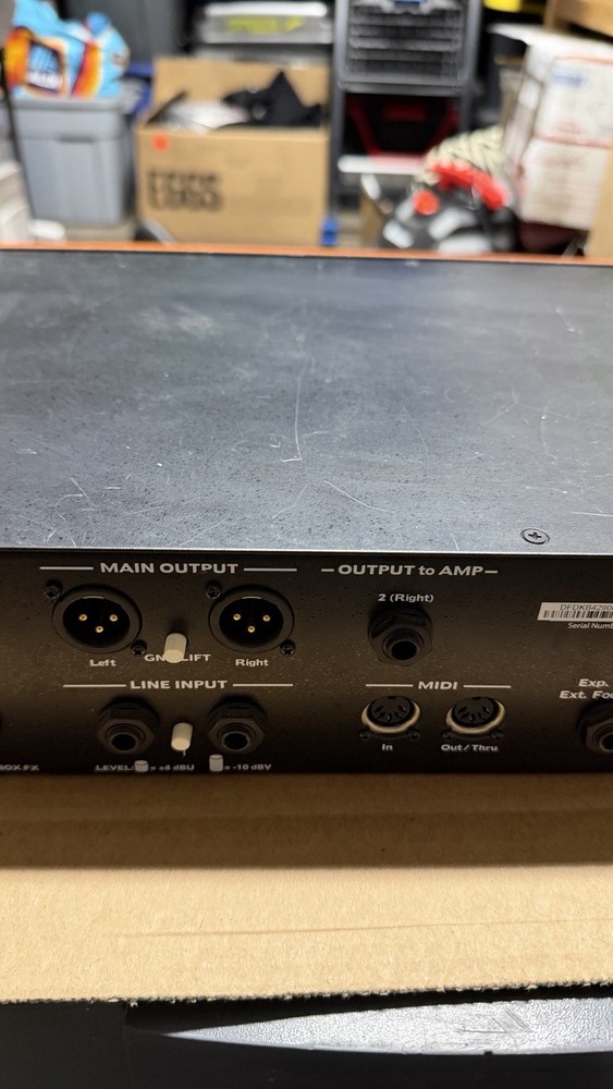 Avid Eleven Rack Guitar Amp Modeler Audio Interface Tested Working