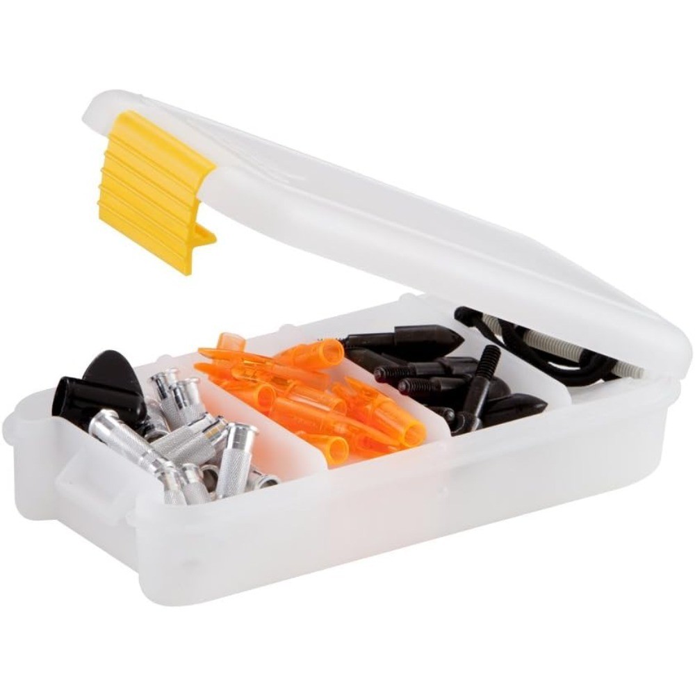 Clear Archery Accessory Box for Bow and Arrow Storage with Adjustable