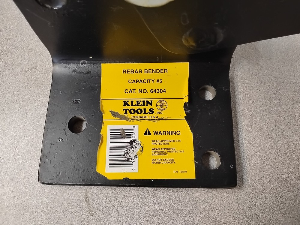 Klein #5 Manual Rebar Bender