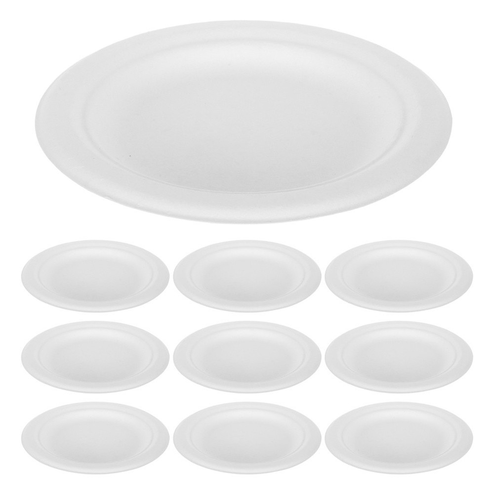 100 Pcs Coffee Table Tray Dessert Round
