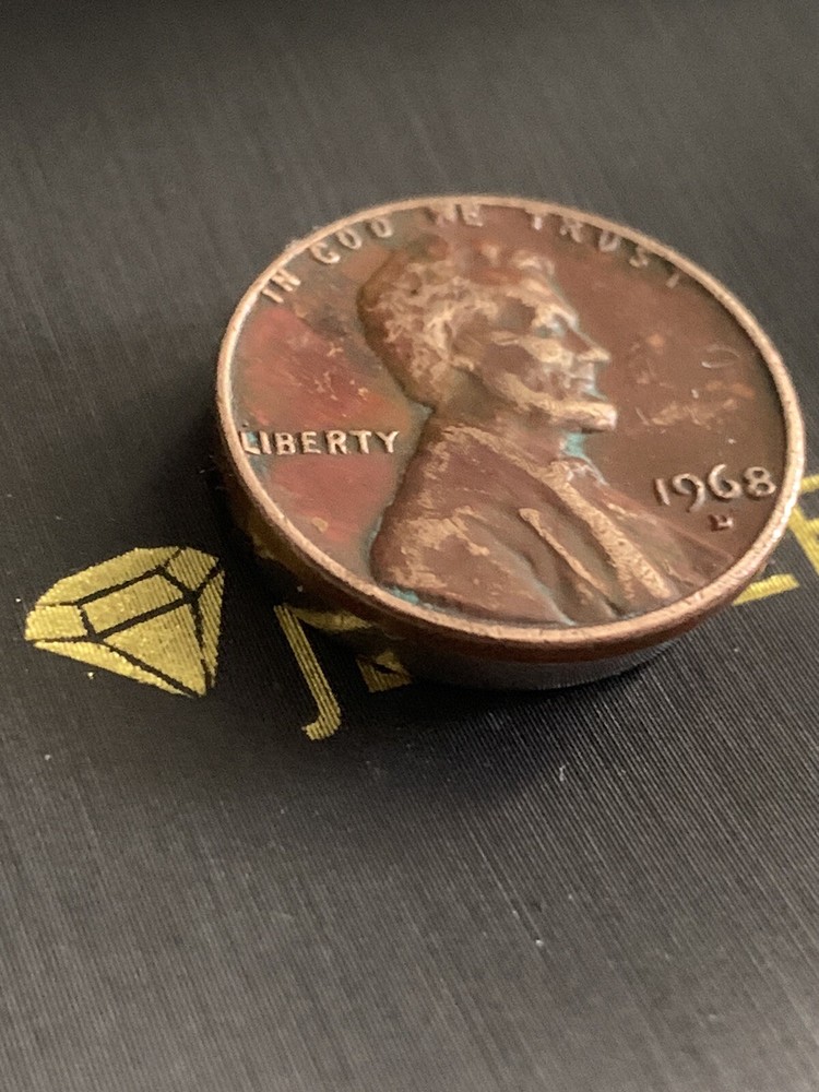 1968-D 1C RD Lincoln Cent