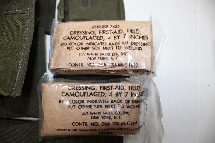 US Military Isue Vietnam Era Canvas First Aid Compass Pouch Second Pattern Gen 2