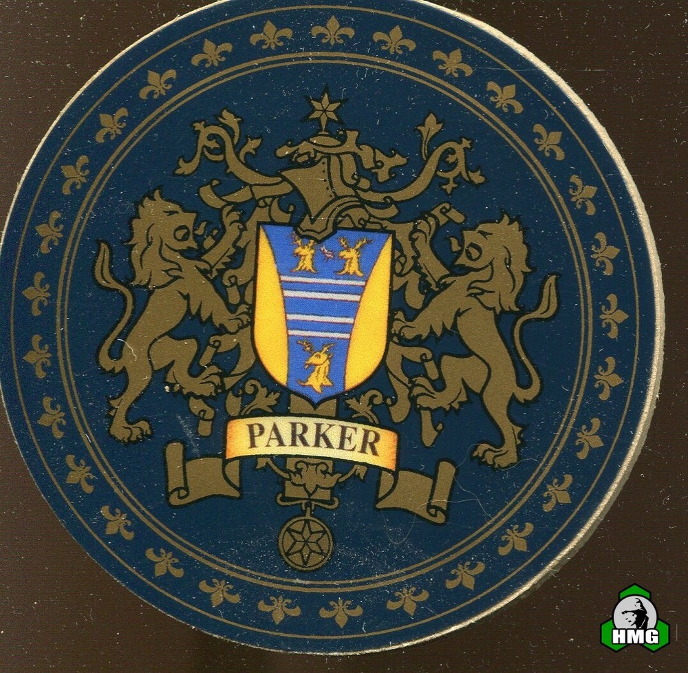 English Heraldic Coaster: Parker