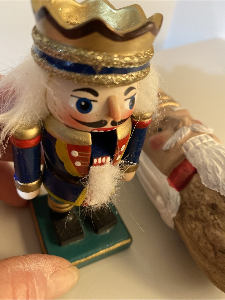 Nutcracker Ornaments Mini 4"x2" And The Nutcracker King Ceramic Candy Container