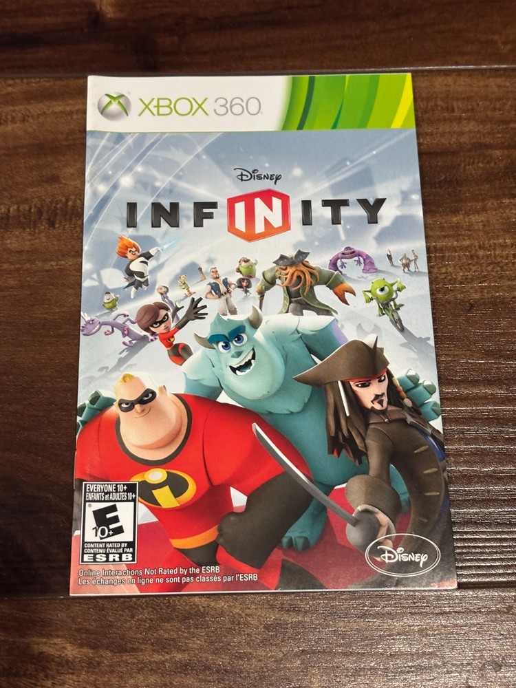 Infinity Disney XBOX 360 Instruction Manual Only