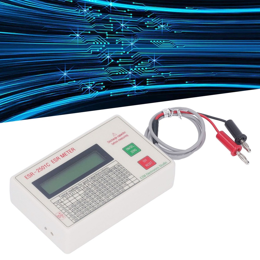 Handheld Capacitor Tester Smart Shutdown Function Capacitance Meter